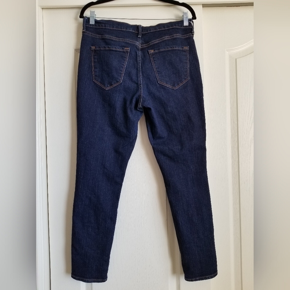 Old Navy Dark Wash Skinny Jeans Mid-rise Curvy Cut - Picture 5 of 8